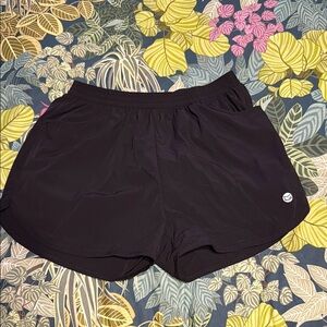 Gradual Black Athletic Shorts